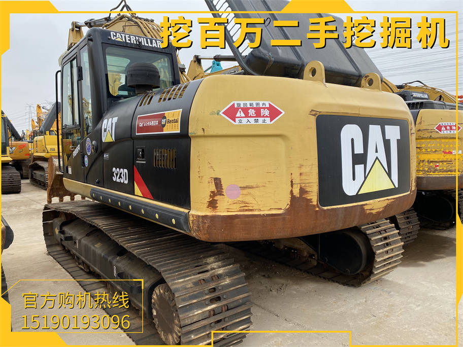 Cat 323 Used Excavator這323大卡特開著比較舒服，貼手感很好整車保養到位，大件質保，純土方機器，動力十足