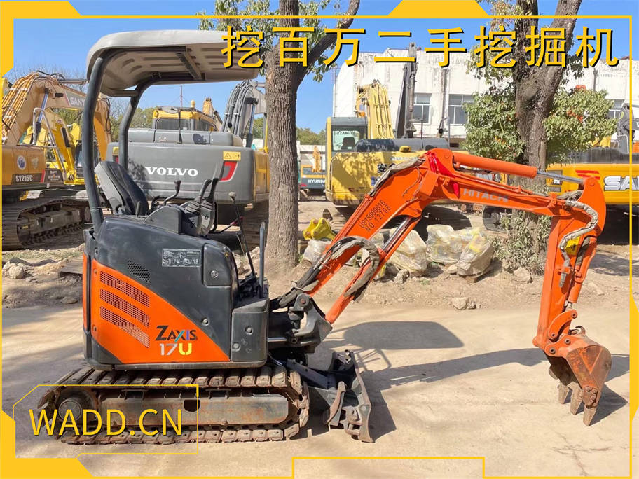 小巧便捷，二手日立17微挖滿足您狹小工地的需求！