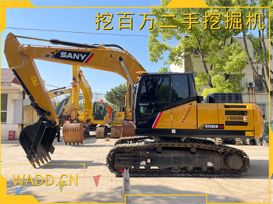 二手三一205挖掘機：高效可靠的施工利器 Used SANY 205 Excavator: An Efficient and Reliable Construction Tool
