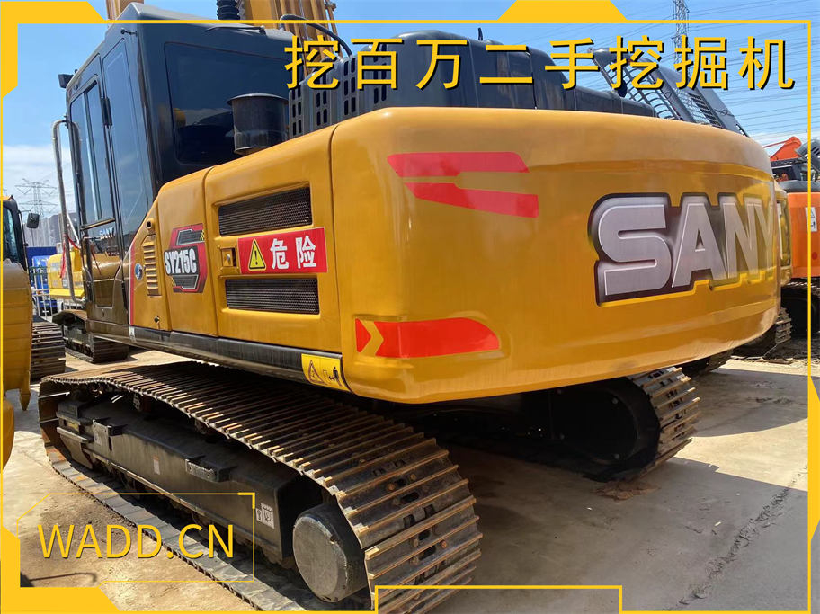三一215二手挖掘機 | 高效整備，助力全球施工項目 Export-Ready SANY 215 Used Excavator | Well-Prepared for Global Construction Projects